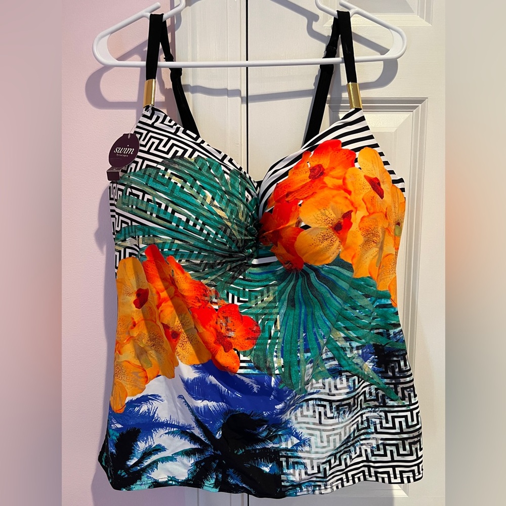 NWT CACIQUE Lane Bryant Tankini 40G